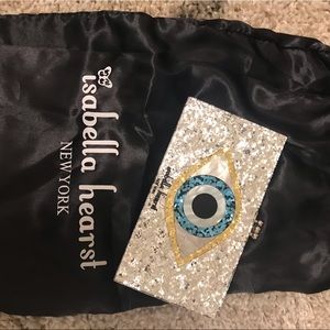 NEW Isabella Hearst Eye Evening Clutch